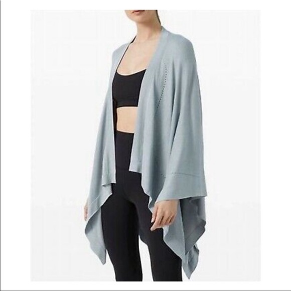 NWT Lululemon Open Mind Wrap Ocean Air Pale Blue One Size - Picture 7 of 16